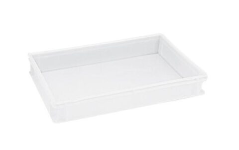 Pitsataigna kast 14L kaaneta PE, 600x400x75mm