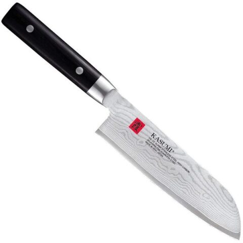 Kokanuga 18cm Santoku 32-kihiline VG-10 Damaskus Kasumi