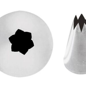 Kondiitriotsik Täht 6mm, 6-sakiga  6tk/pk