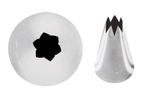 Kondiitriotsik Täht 6mm, 6-sakiga  6tk/pk