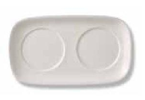 Alus 21x12,5cm suhkrutoosile/koorekannule/kastmetopsile 2-osaline