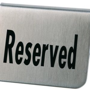 Lauasilt "Reserved" 2tk
