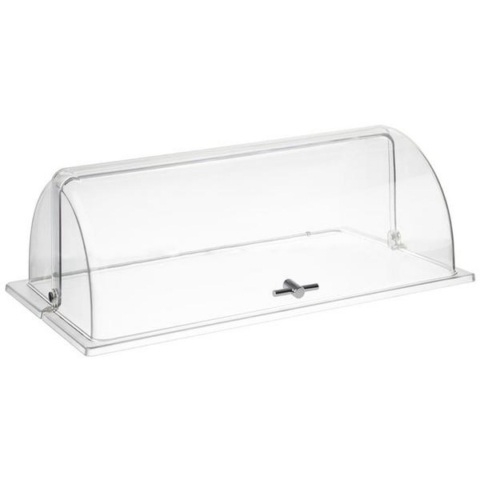 Rullkaas GN 1/1 Rolltop PC, kroomitud nupp