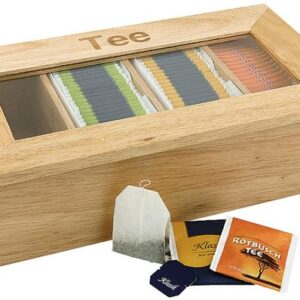 Kast teepakkidele, sisu 4-osaline