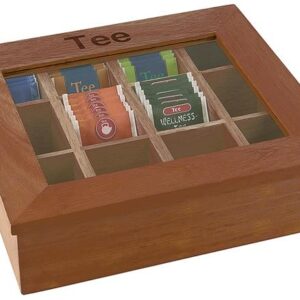Kast teepakkidele, sisu 12-osaline