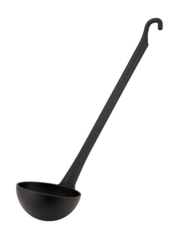 Kulp 250ml riputamiskonksuga, kuumuskindel plastik PA+, pikkus 37,5cm