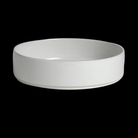 Kauss 16,5cm madal, ladustatav Taste White