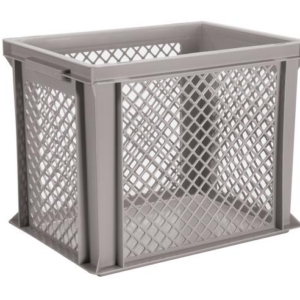 Säilituskonteiner 40x30x32cm perforeeritud, maht 31L HDPE