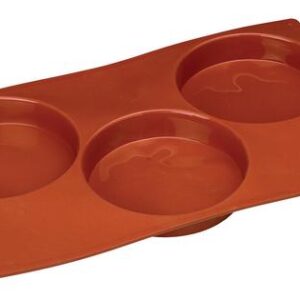 Minibiskviidivorm 103x20mm,  silikoonist, maht 160ml  3tk plaadil