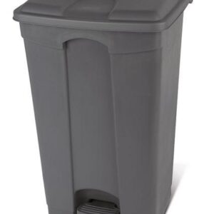 Prügikast 90L pedaali, rataste ja kaanega