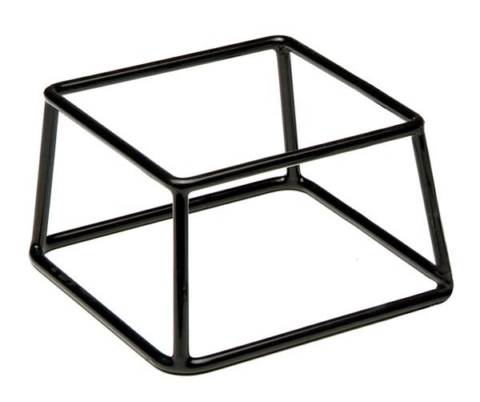 Buffet alus 18x18cm, k10cm, libisemiskindla kattega