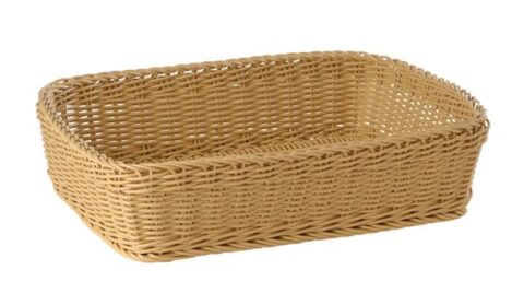 Leivakorv 40x30x10cm hele, masinpestav