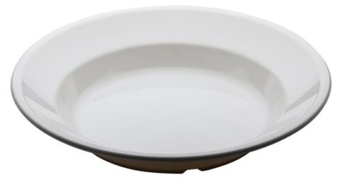Supitaldrik 22,9cm valge polükarbonaat