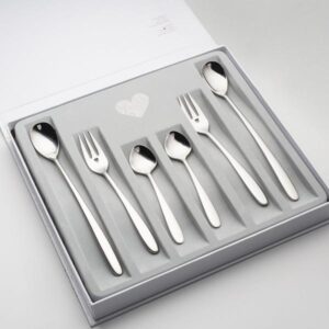 Desserdikomplekt "Süda" 6-osaline