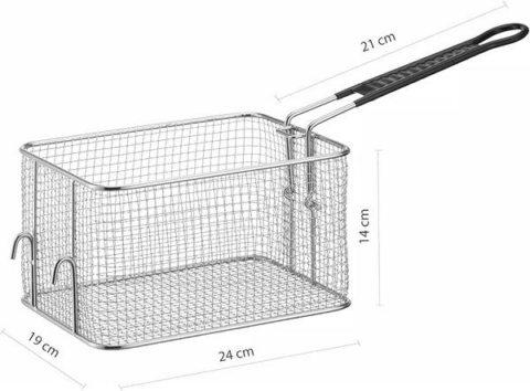 Fritüürikorv 8L Hendi fritüürile, mõõdud 250x200x140mm