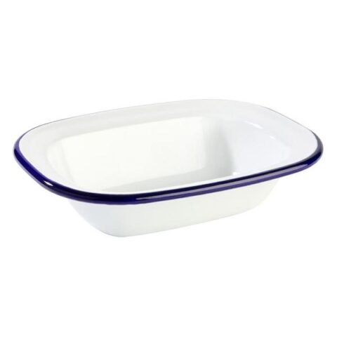 Kauss 18x13,5cm nelinurkne, maht 350ml emailitud teras