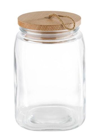 Klaaspurk 2,5L puidust kaanega