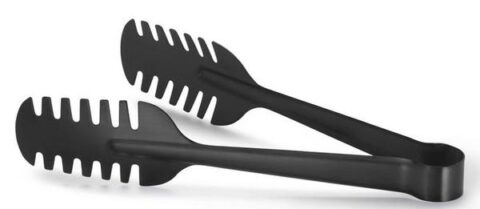 Spagetitangid 24cm musta PVD-kattega