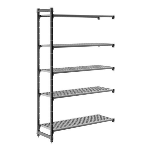 Põrandariiuli lisamoodul 1328x460x2140mm 5-tasapinnaga (sügavus 460mm)