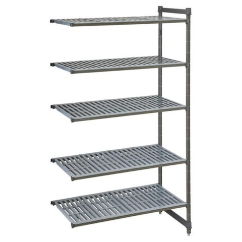 Põrandariiuli lisamoodul 870x610x2140mm 5-tasapinnaga (sügavus 610mm)