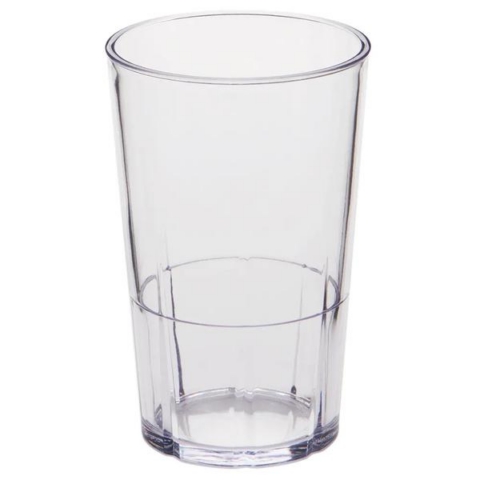 Joogiklaas 30cl ladustatav, SAN-plastikust, korduvkasutatav