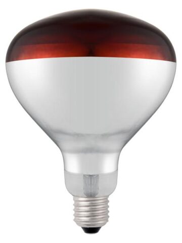 Varupirn infrapuna soojalampidele 250W punane E27 kannaga