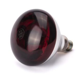 Varupirn infrapuna soojalampidele 250W punane E27 kannaga