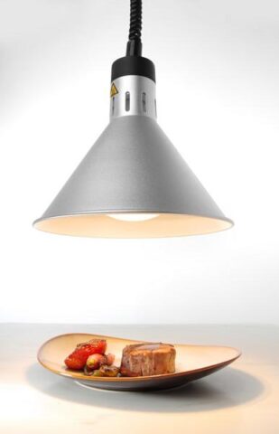 Soojalamp 250W kooniline hõbedane, reguleeritav 70-150cm