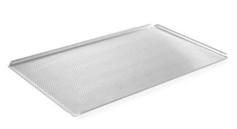 Küpsetusplaat GN 1/1 perforeeritud, 4 serva 45° all