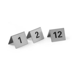 Lauanumbrid 1-12 roostevabast terasest