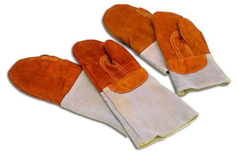 Pajakindad 32cm seemisnahast  2tk