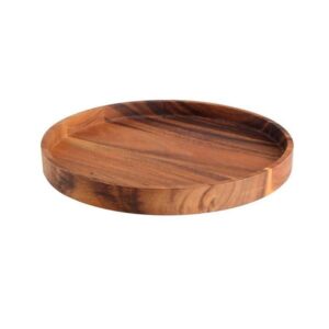 Serveerimiskandik 30cm akaatsia puidust Rustic