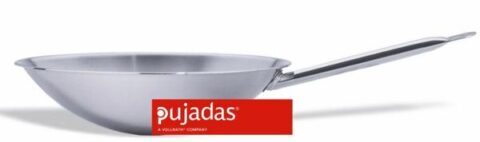 Wok-pann 36cm ümara põhjaga