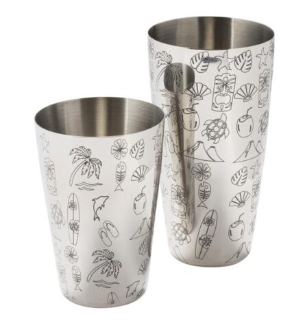 Shaker Boston 2-osaline Tin-on-Tin Tiki
