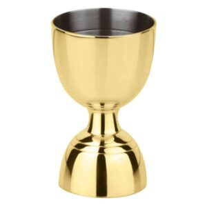 Mensuur 3/6cl kuldse PVD-kattega