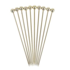 Kaunistuspulk 10,8cm kuldse PVD-kattega 10tk/pakis