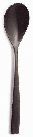 Serveerimislusikas 27cm BCN Satin matt must, paksus 3mm