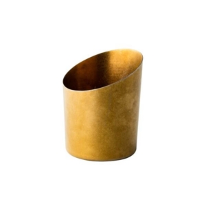 Suupistenõu ehk snäkitops 9,5cm kuldne Vintage PVD-kate