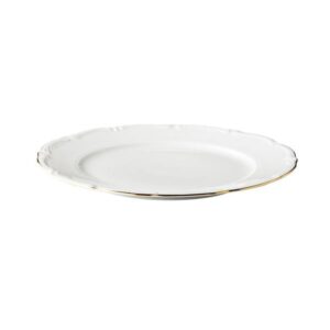 Taldrik 28cm kuldse äärega