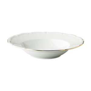 Taldrik sügav 23cm kuldse servaga