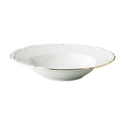 Taldrik sügav 23cm kuldse servaga