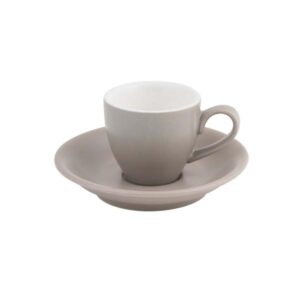 Espressotass 7,5cl alustaldrikuga Stone