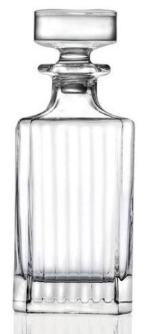 Viskikarahvin 75cl korgiga
