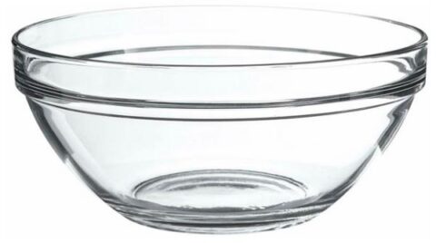Klaaskauss 23cm ladustatav, maht 2,5L
