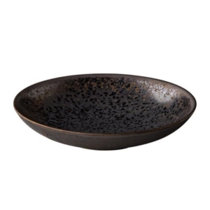 Taldrik 16cm sügav pruunikas-tähniline