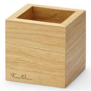 Söögiriistade hoidik põhjata 12x12cm tammepuidust