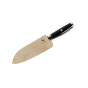 Terakaitse puidust 16,5cm Santoku kokanugadele Yaxell