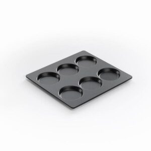 Munaplaat GN 2/3 al/non-stick, 6-le munale