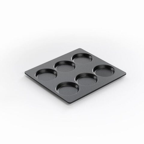 Munaplaat GN 2/3 al/non-stick, 6-le munale