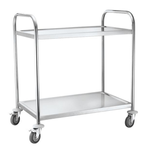 Köögikäru 910x590x950mm 2-tasapinnaga, kokkupandav